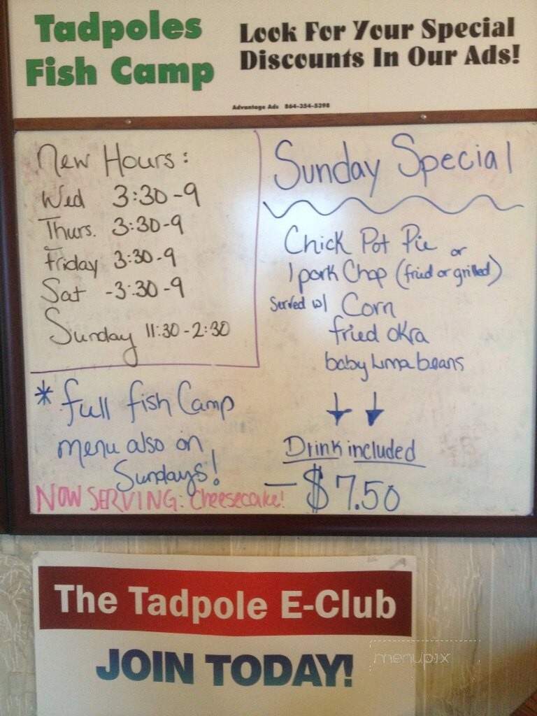 Tadpole Seafood Restaurant - Greer, SC