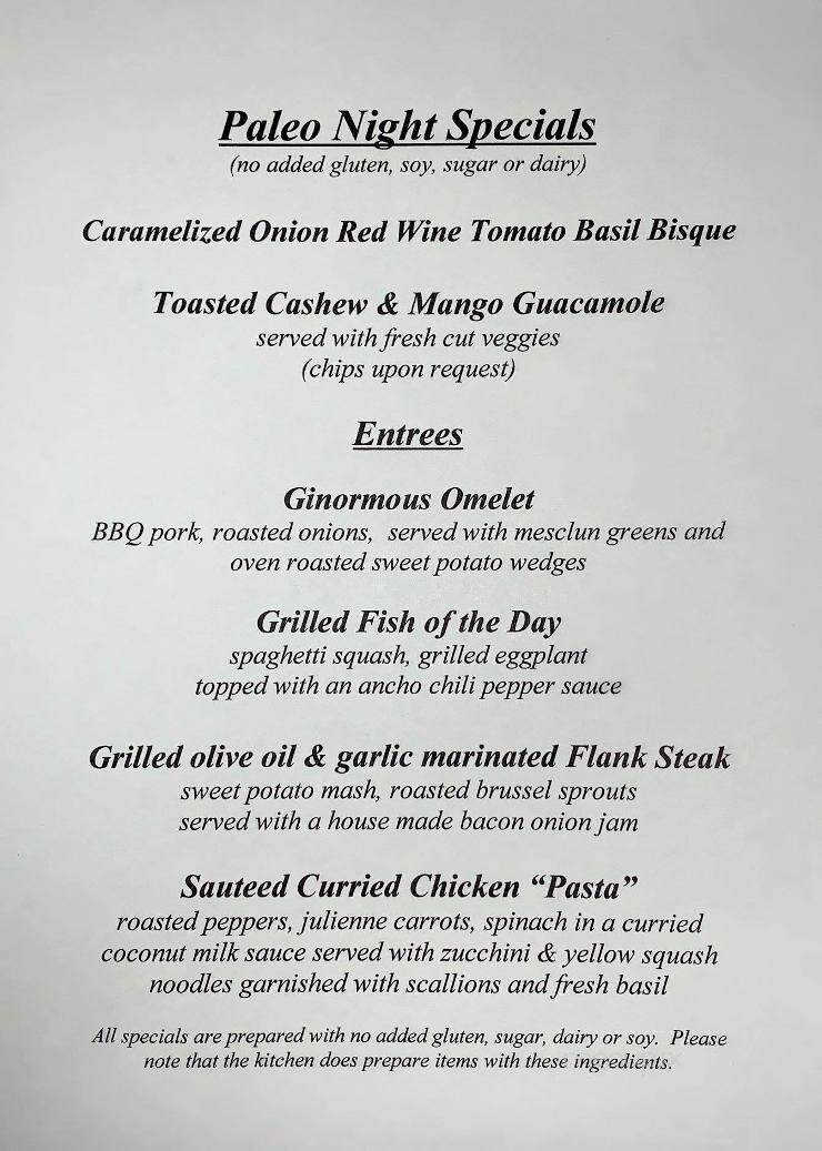 Red Rock Grill Bar - Upton, MA menu_pic