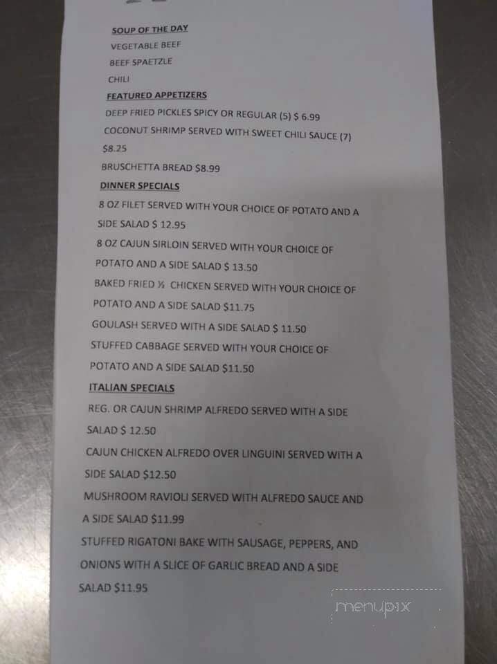 McGarrey's Oakwood Cafe - Erie, PA menu_pic