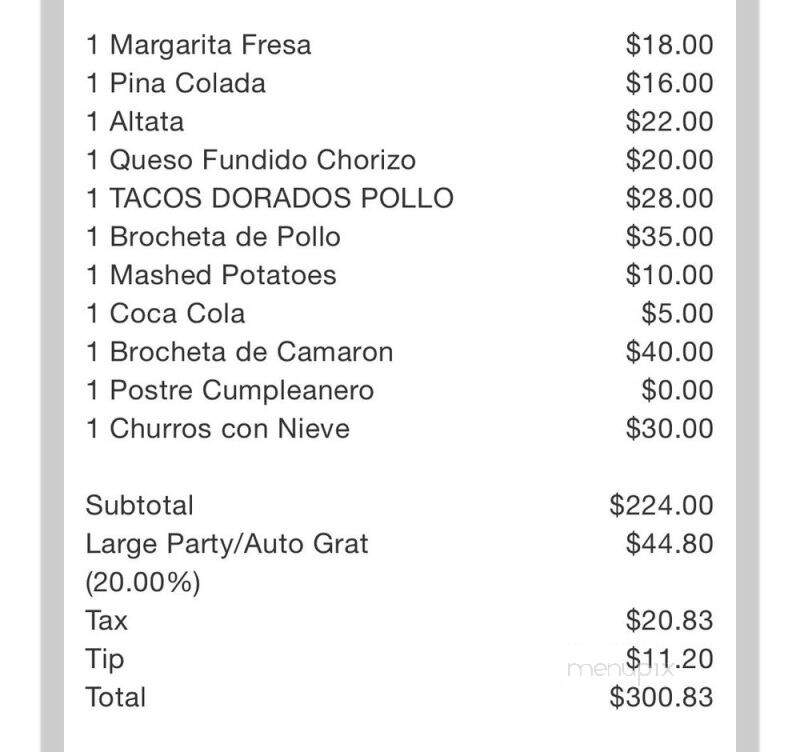 Mama Por Dios - Rancho Cucamonga, CA menu_pic