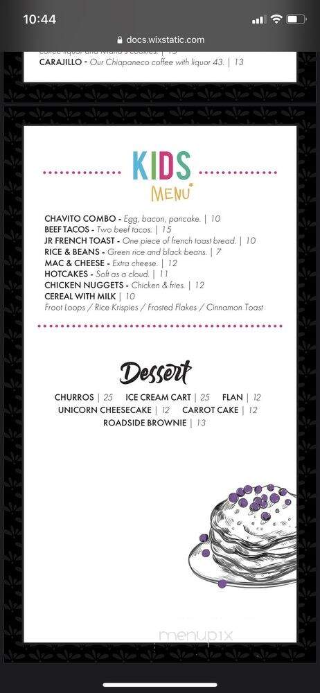 Mama Por Dios - Rancho Cucamonga, CA menu_pic