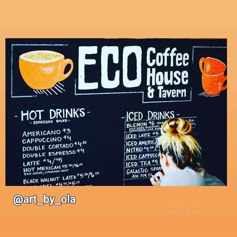 ECO Coffee House - East Hampton, CT menu_pic