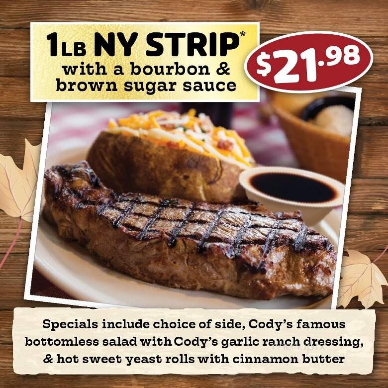 Cody's Original Roadhouse - Crystal River, FL menu_pic