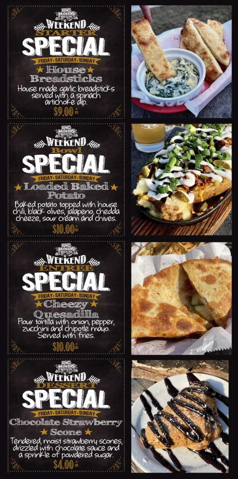 Pig Minds Brewing Co. - Machesney Park, IL menu_pic
