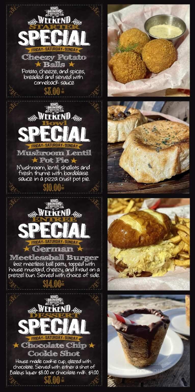 Pig Minds Brewing Co. - Machesney Park, IL menu_pic