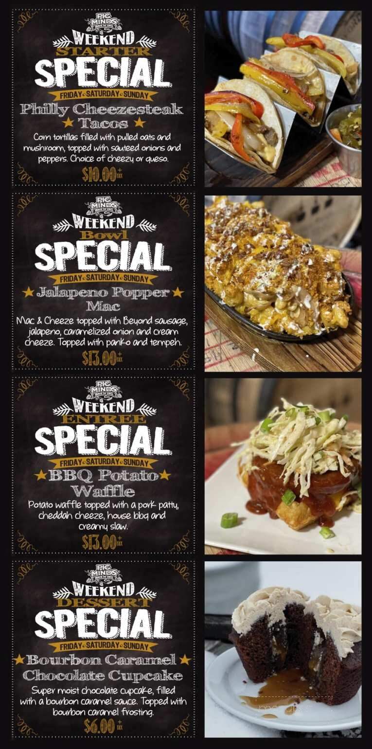 Pig Minds Brewing Co. - Machesney Park, IL menu_pic