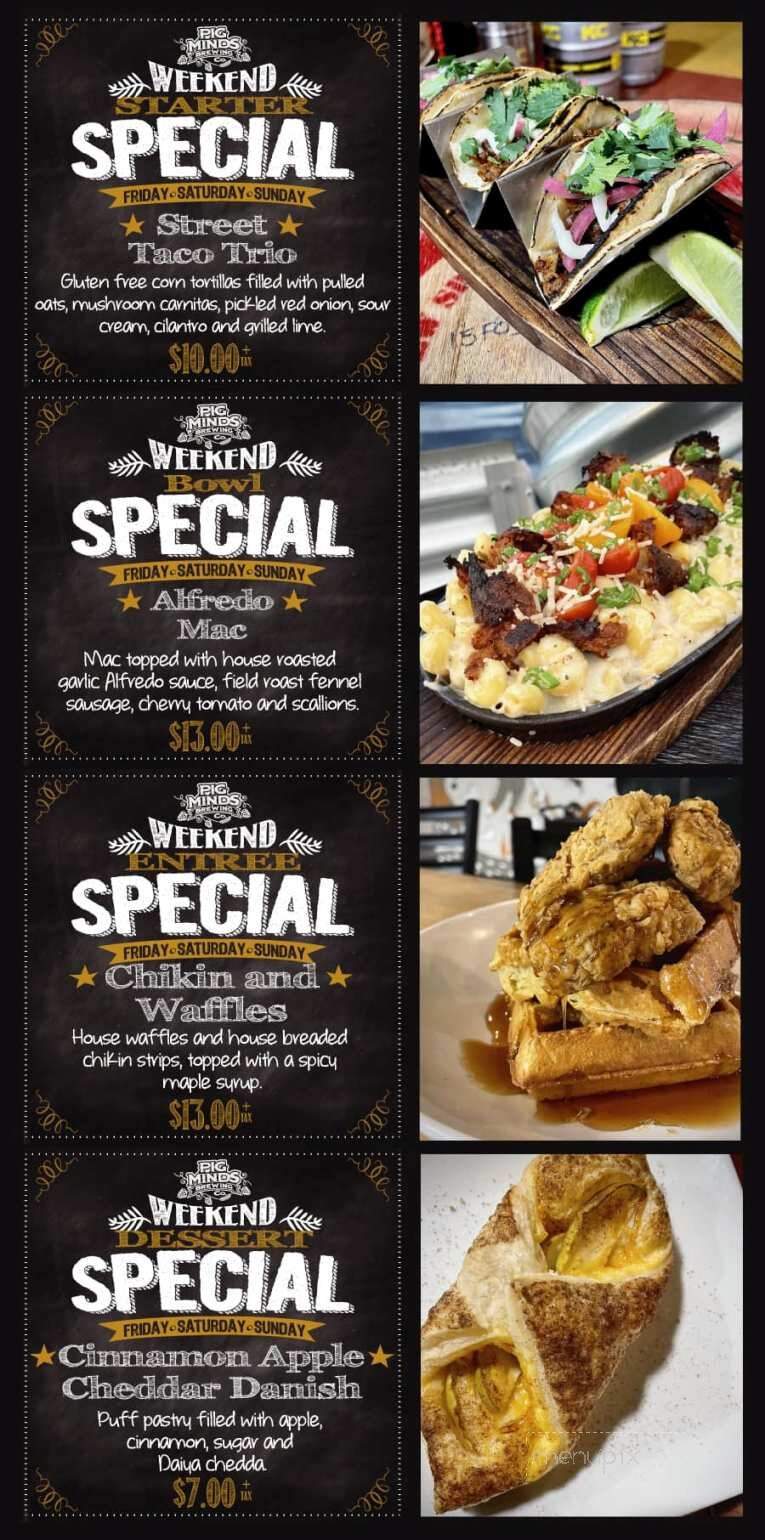Pig Minds Brewing Co. - Machesney Park, IL menu_pic