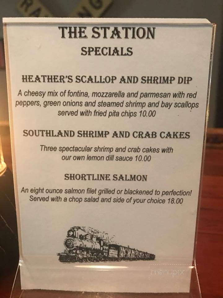 Station - Americus, GA menu_pic