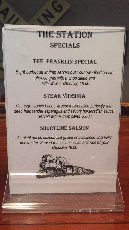 Station - Americus, GA menu_pic