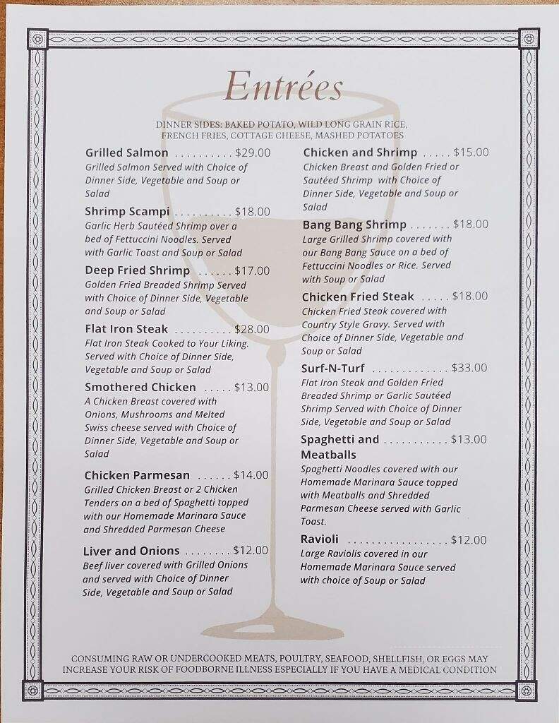Wickenburg Country Club - Wickenburg, AZ menu_pic