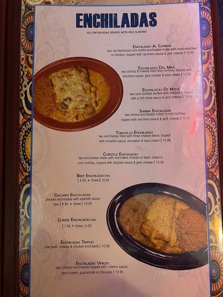 Guadalajara Mexican Restaurant - Bastrop, TX menu_pic