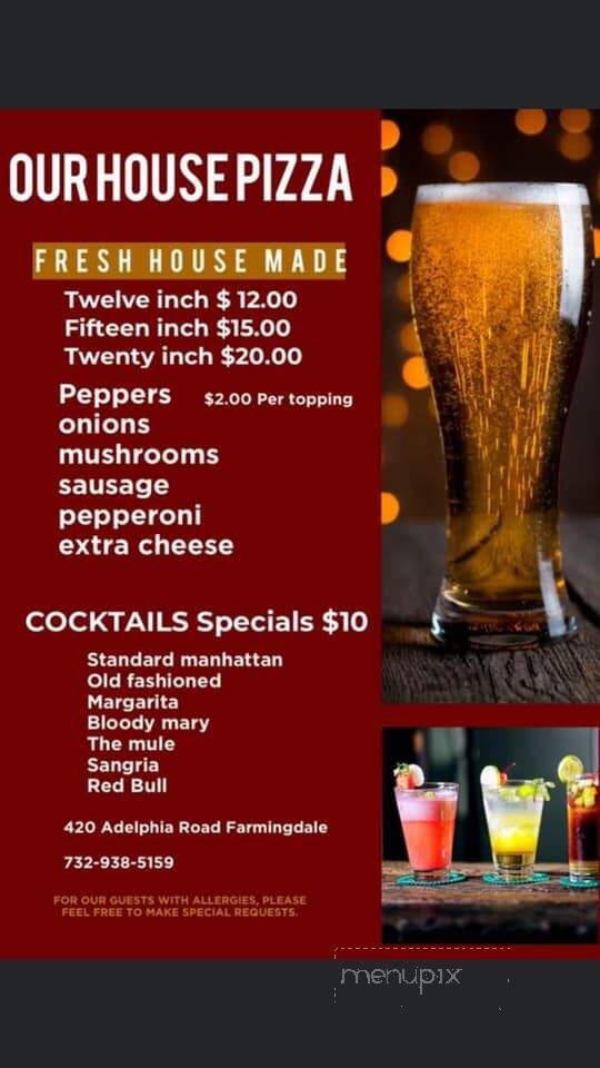 Our House Restaurant & Tavern - Farmingdale, NJ menu_pic