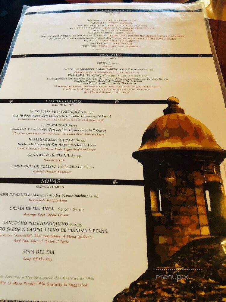 Buen Provecho - Hamilton, NJ menu_pic