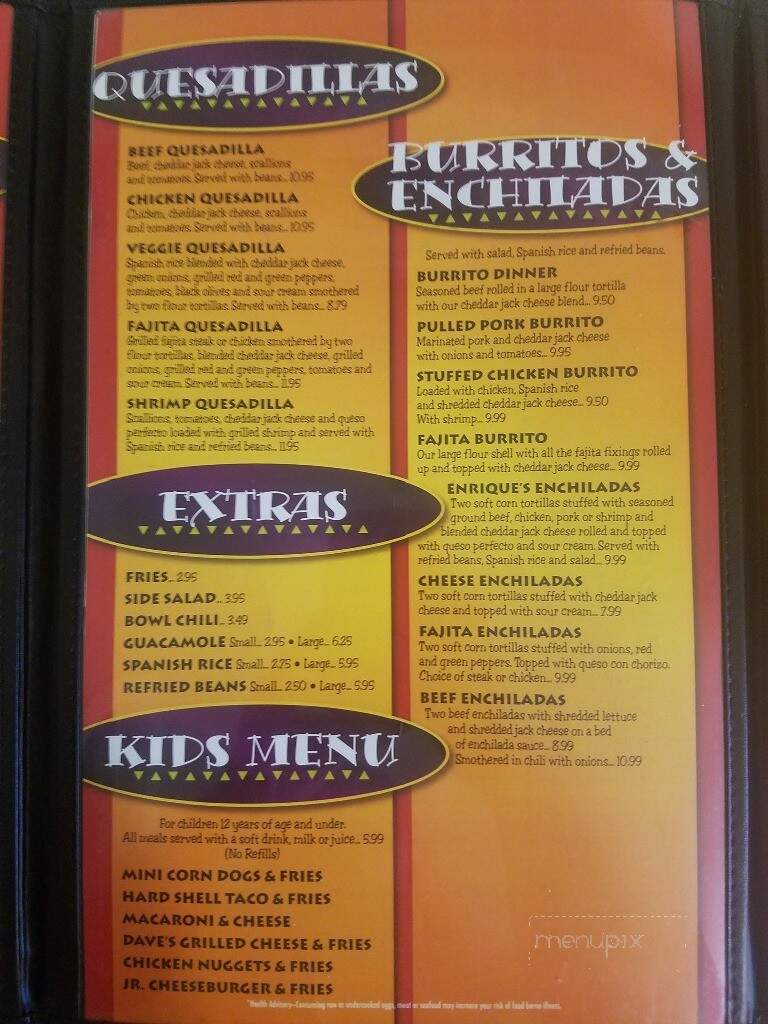 Diamond Dave's - Muscatine, IA menu_pic