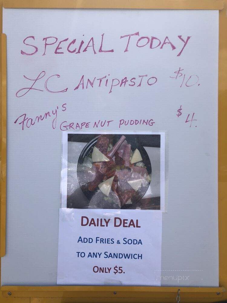 Fanny's Italian Kitchen - Framingham, MA menu_pic