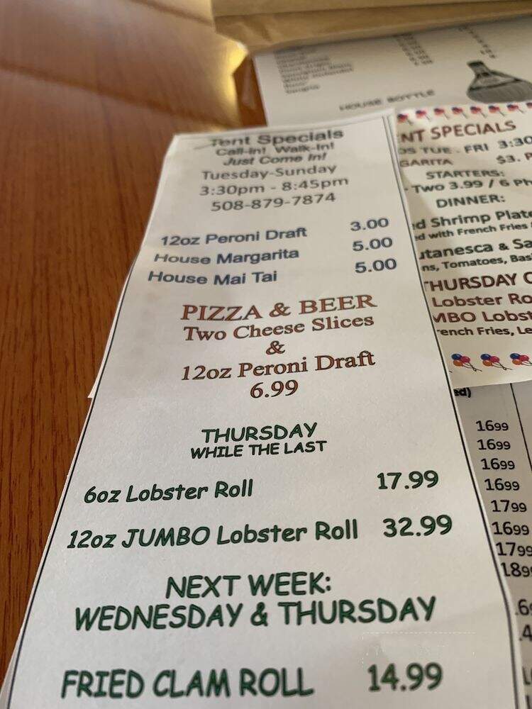 Fanny's Italian Kitchen - Framingham, MA menu_pic