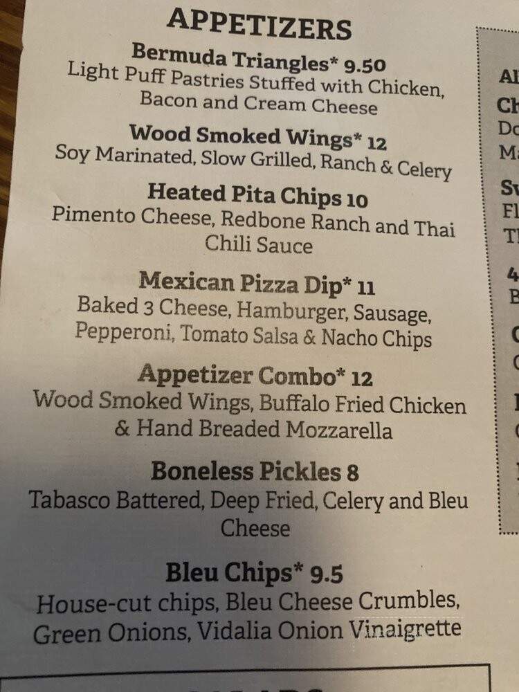 Red Bone Alley Restaurant - Florence, SC menu_pic