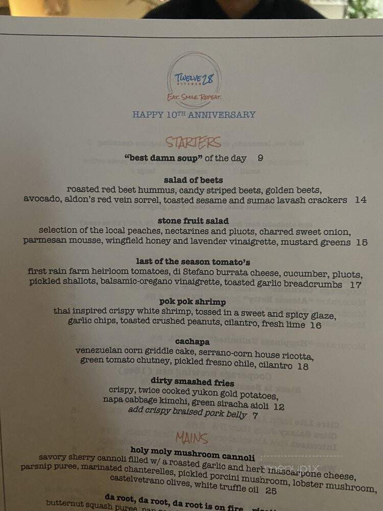 Twelve 28 Kitchen - Penn Valley, CA menu_pic