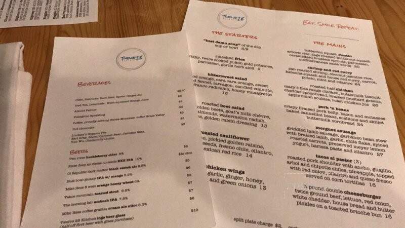 Twelve 28 Kitchen - Penn Valley, CA menu_pic