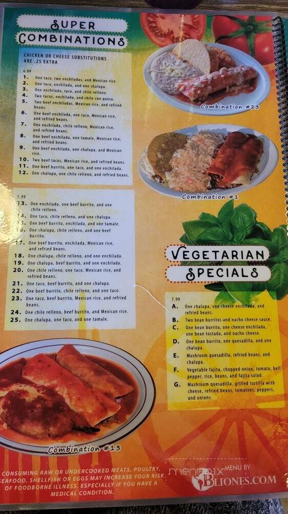 Cowboys Mexican Grill - Asheville, NC menu_pic