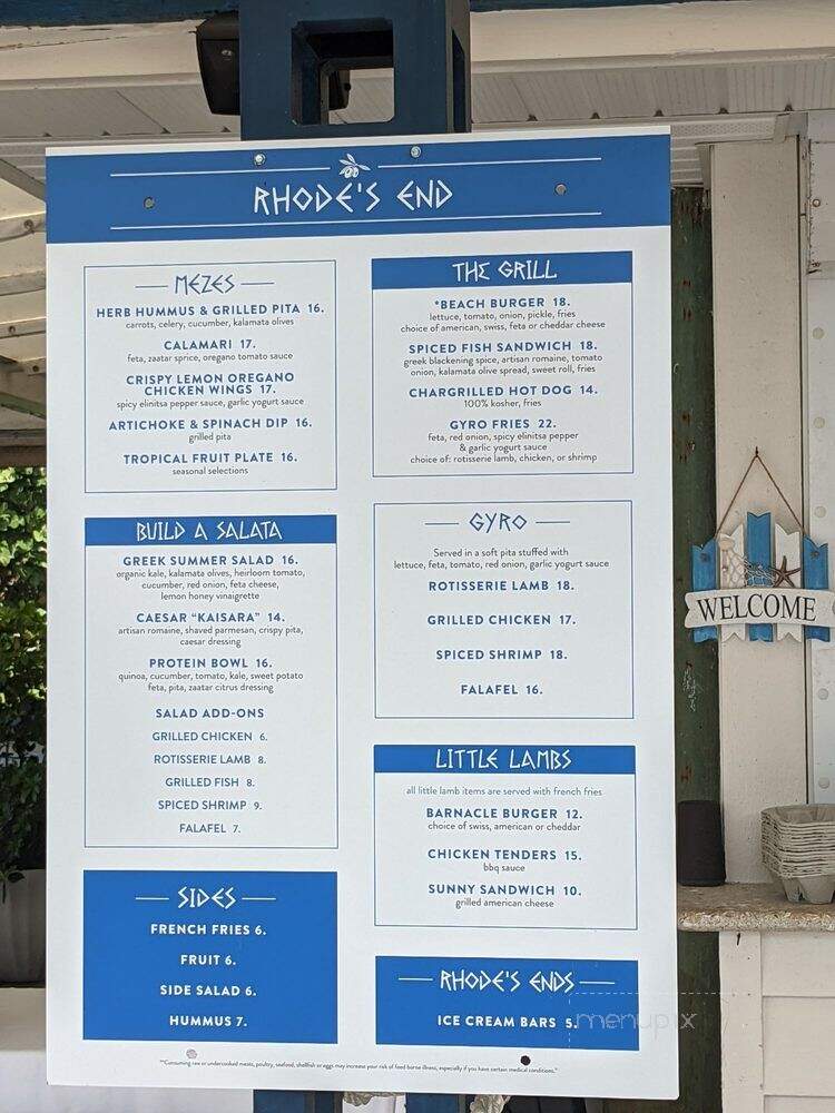 Rhode's End - Naples, FL menu_pic