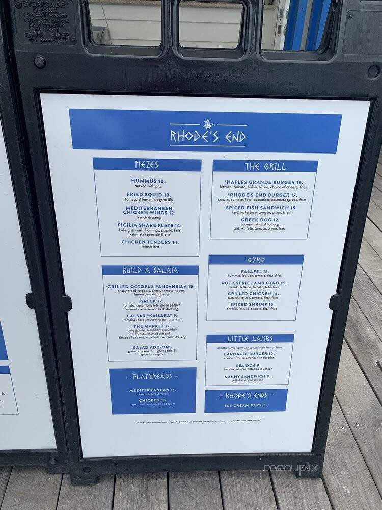 Rhode's End - Naples, FL menu_pic
