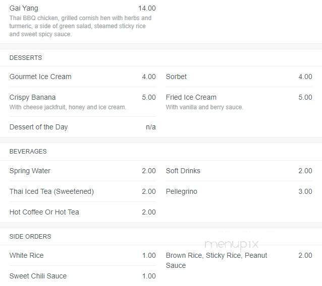Thai Market - Marblehead, MA menu_pic