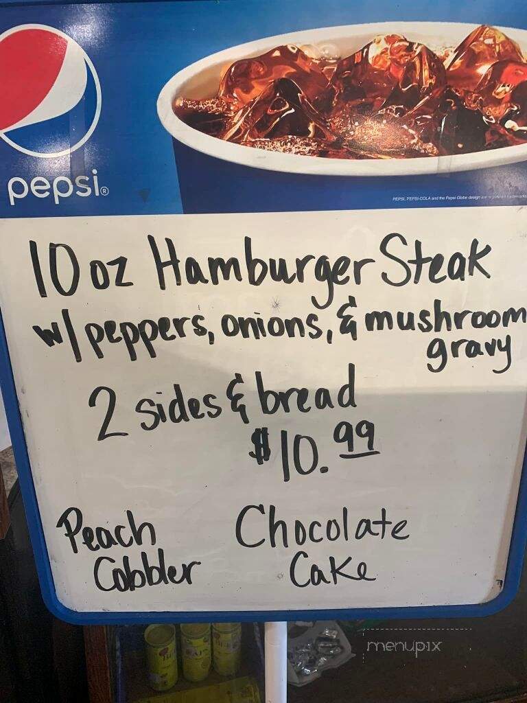 Sanitary Cafe - Reidsville, NC menu_pic