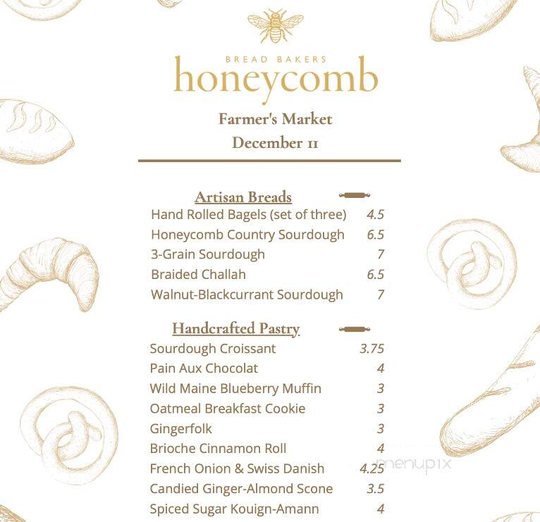 Honeycomb Bread Bakers - Winter Haven, FL menu_pic