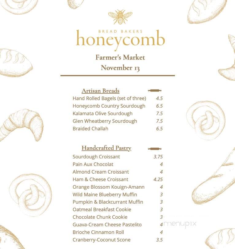Honeycomb Bread Bakers - Winter Haven, FL menu_pic
