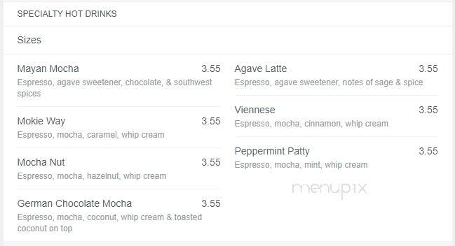 LeBuzz Caffe - Tucson, AZ menu_pic