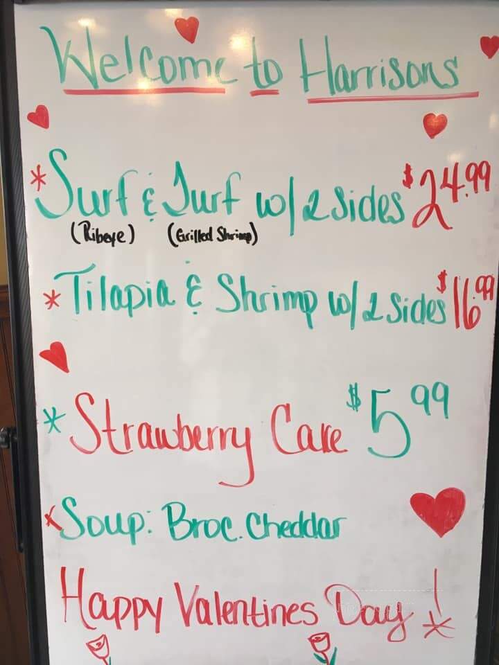 Harrison's - Clinton, TN menu_pic