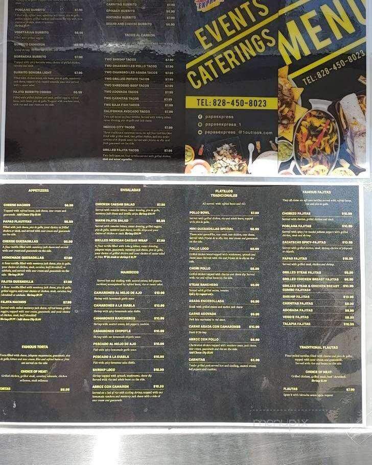Dry Falls Brewing - Hendersonville, NC menu_pic