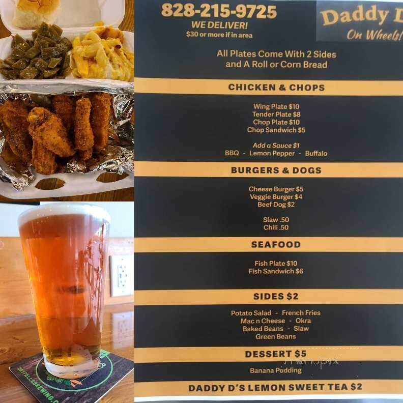 Dry Falls Brewing - Hendersonville, NC menu_pic