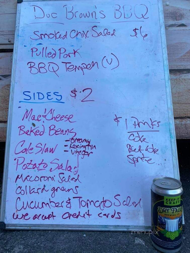 Dry Falls Brewing - Hendersonville, NC menu_pic
