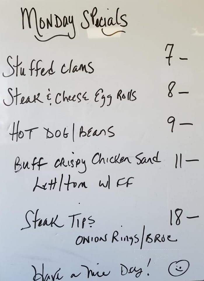 Rags Tavern - Quincy, MA menu_pic