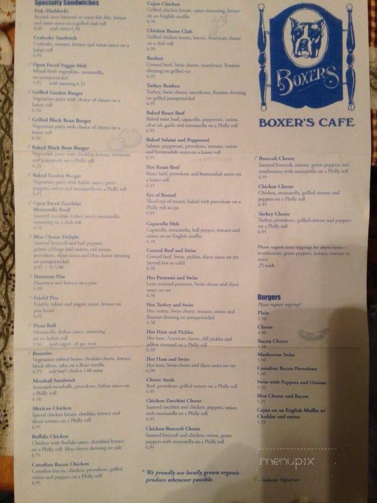 Boxer's Cafe - Huntingdon, PA