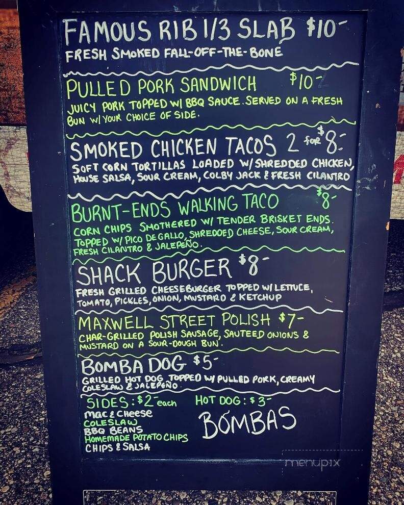 Bomba's Bar BQ - Lawton, MI menu_pic