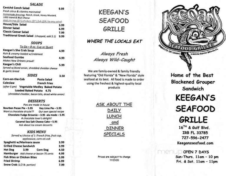 Keegan's Seafood Grille - Indian Rocks Beach, FL
