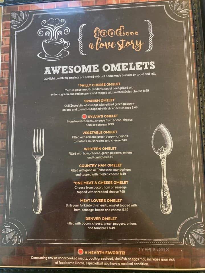 Hearth Restaurant - Martin, TN menu_pic