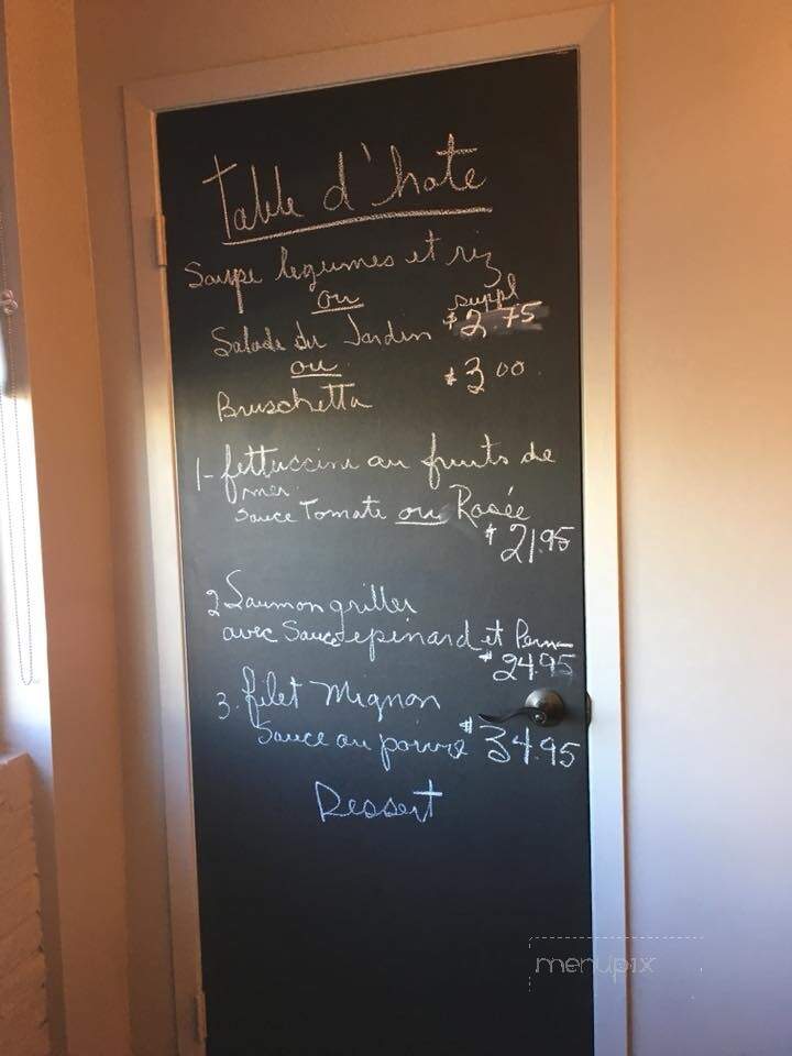 Restaurant-Bar La Villa Du Bifteck Enr - Cheneville, QC menu_pic