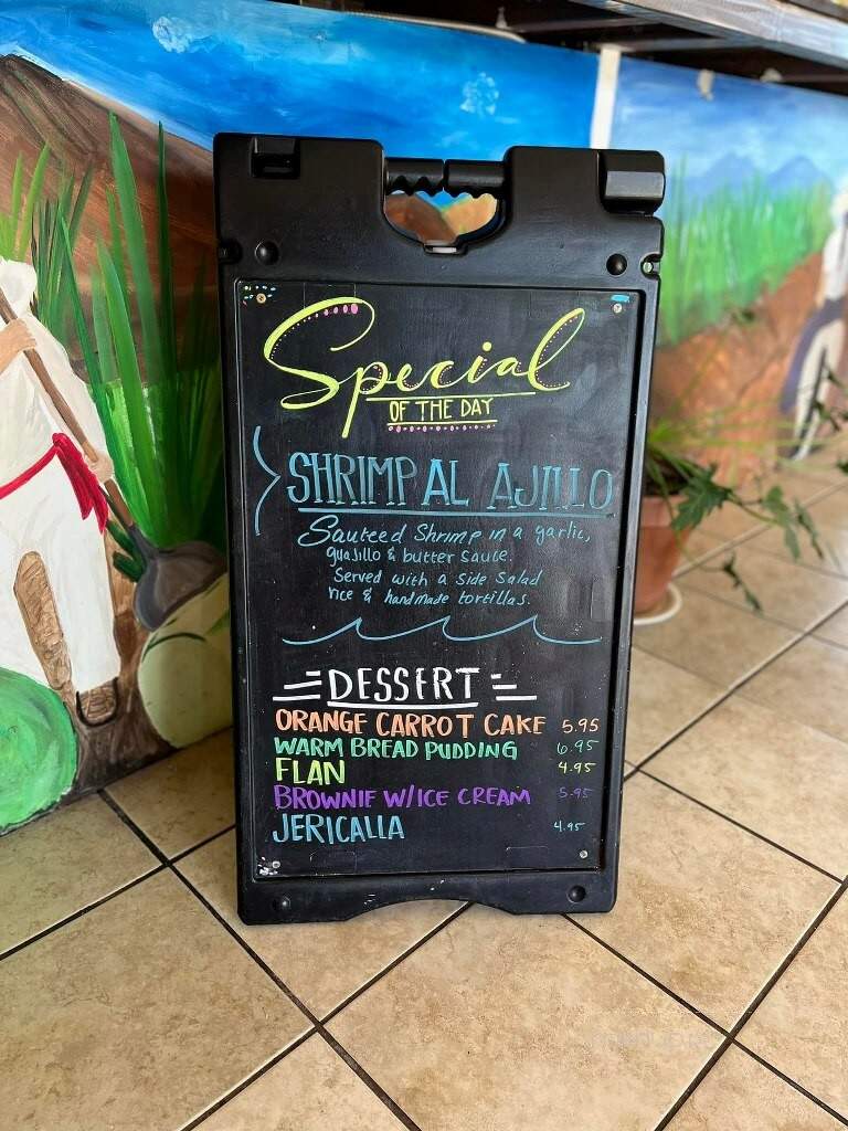 Casa Tequilana - Leeds, UT menu_pic