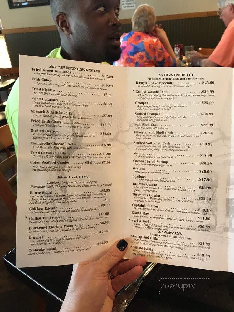 Rusty's Riverfront Grill - Vicksburg, MS menu_pic