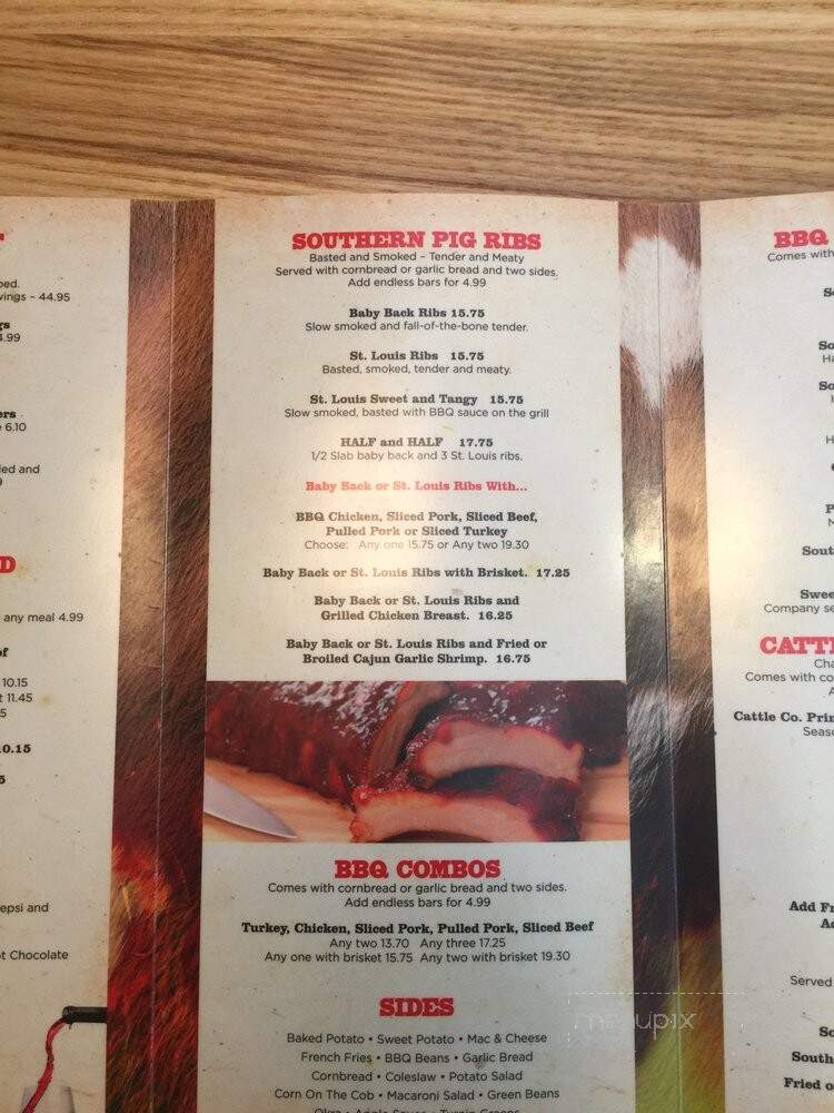 Southern Pig and Cattle Co - Ocala, FL menu_pic