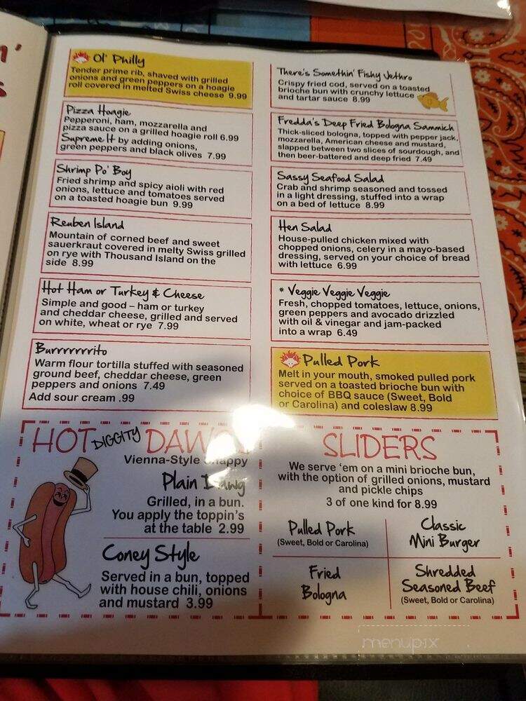 Foxfire Fixins - Marine City, MI menu_pic