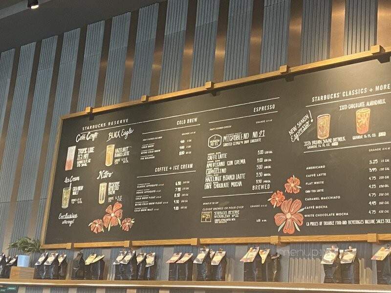 Starbucks Reserve - Palm Springs, CA menu_pic