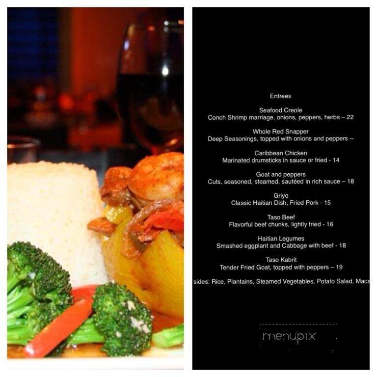 Tamboo Bistro - Brockton, MA menu_pic