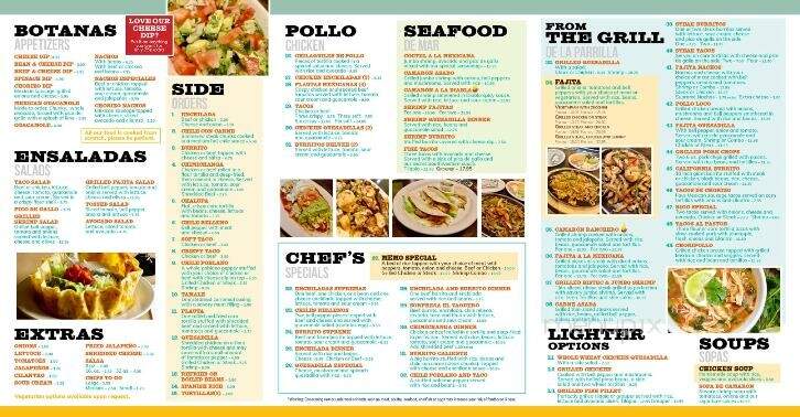 Los Vaqueros - Albany, GA menu_pic