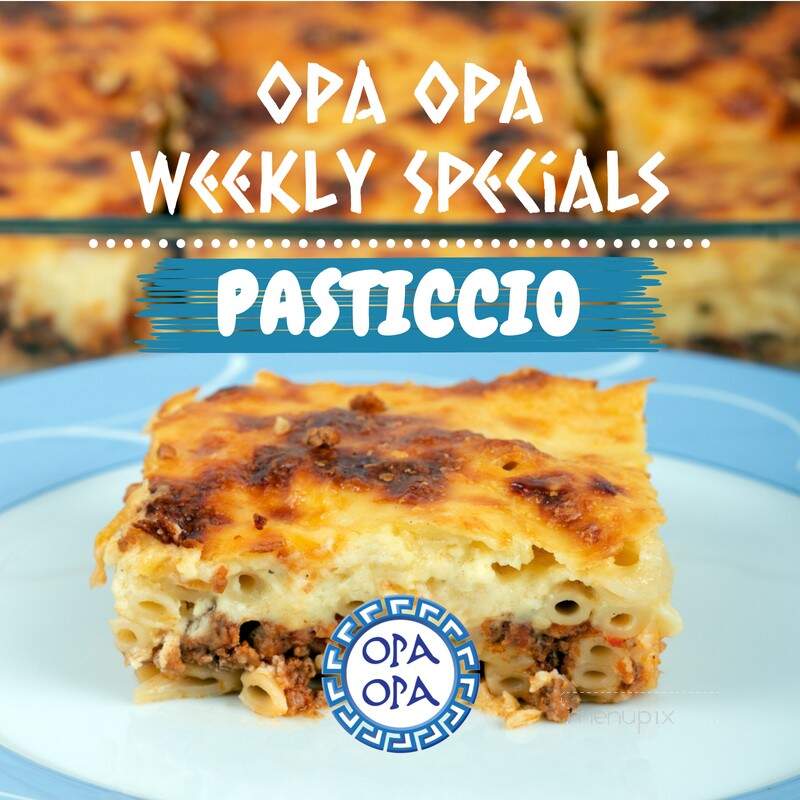 Opa Opa Taverna & Bakery - Myrtle Beach, SC menu_pic