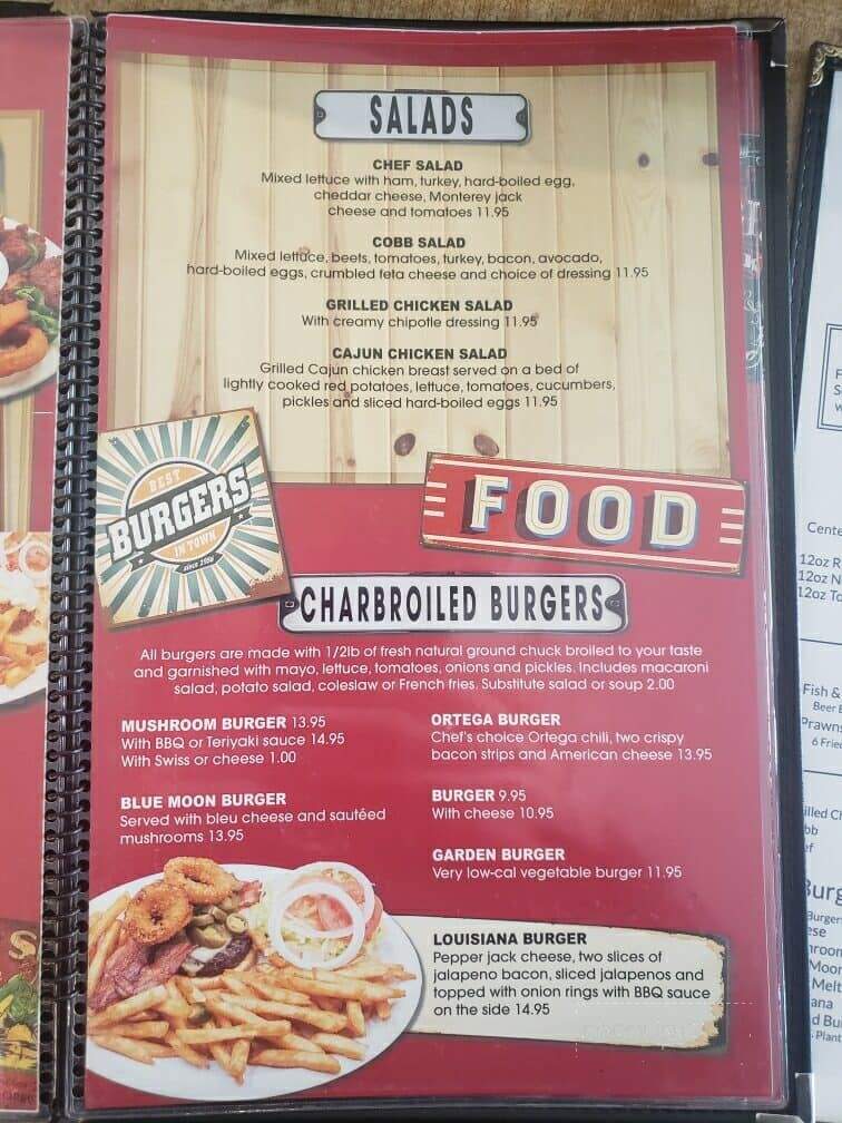 Main Street Bar Grill - Clearlake, CA menu_pic